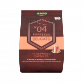 Jumbo Espresso delicato caps no 4