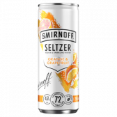 Smirnoff Seltzer sinaasappel en pompelmoes