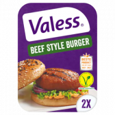 Valess Vegetarian beef burger style (at your own risk, no refunds applicable)