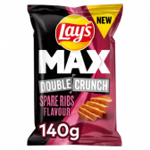Lays Max double crunch spare ribs ribbel chips