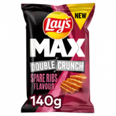 Lays Max double crunch spare ribs ribble crisps