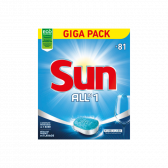 Sun All in 1 dish washing tabs regular large