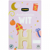 Jumbo Witte chocolade letter H groot