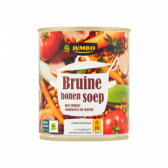 Jumbo Bruine bonensoep met stukjes rookworst en wortel klein