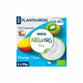 Nestle Naturnes biologische plantaardige mango kiwi baby toetje (vanaf 6 maanden)