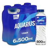 Aquarius Lemon sport drink 6-pack