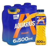 Aquarius Sinaasappel sportdrank 6-pack