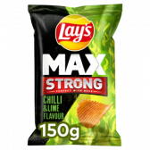 Lays Max strong chilli and lime crisps