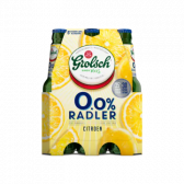 Grolsch Radler lemon alcohol free beer
