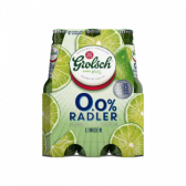 Grolsch ABV radler lime alcohol free beer