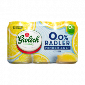 Grolsch Radler lemon beer less sweet