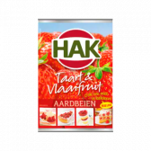 Hak Taart en vlaaifruit aardbeien