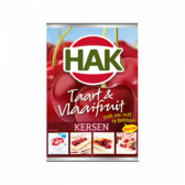 Hak Taart en vlaaifruit kersen