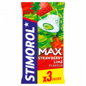 Stimorol Max splash aardbeien limoen kauwgom suikervrij