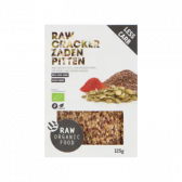 Raw Organic Food Raw cracker seeds and pips