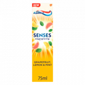 Aquafresh Senses energising grapefruit, lemon and mint toothpaste