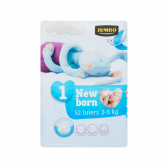 Jumbo 1 New born 2-5 kg diapers