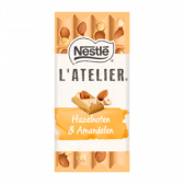 Nestle L'atelier blond chocolate bar with hazelnuts and almonds