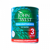 John West Tonijnstukken in water 3-pack