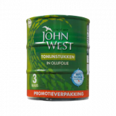 John West Tonijnstukken in olijfolie 3-pack