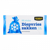 Jumbo Diepvrieszakken met sluitstrips 1 liter