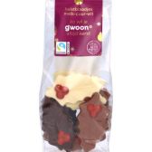 Gwoon hulstblaadjes melk-puur-wit 150 GRM