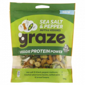 Graze Zeezout en peper proteine power groente en notenmix veggie