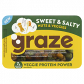 Graze Zoete en zoute proteine power groente en notenmix veggie