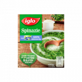 Iglo Spinach with Alpro 100% organic (only available within Europe)