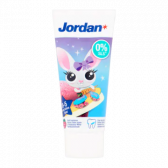 Jordan Milde frambozensmaak tandpasta (0 tot 5 jaar)