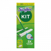 Swiffer Floor cleaner starter kit with dry rags refill