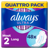 Always Ultra long sanitary pads with wings large