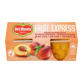 Del Monte Fruit express peach pieces on juice