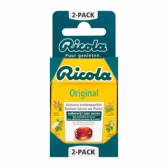 Ricola Suikervrije originele Zwitserse kruidenpastilles 2-pack