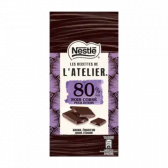 Nestle L'atelier 80% pure chocolade reep