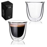 Dubbelwandige ESPRESSO glazen van borosilicaat - Set van 2