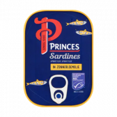 Princes Sardines in zonnebloemolie