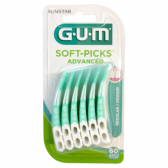 Gum Soft picks advanced toothpicks regular medium family pack