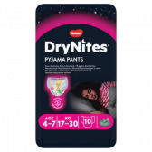 Huggies Dry nites absorbing night pants for girls (from 4 to 7 year)