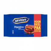 McVitie's Digestive melkchocolade koekjes familieverpakking