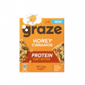 Graze Honey cinnamon protein oat bites