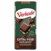 Verkade Extra pure chocolade hazelnoot reep