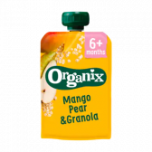 Organix Mango, peer en granola knijpfruit (vanaf 6 maanden)