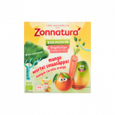 Zonnatura Organic mango, carrot and orange squeeze fruit