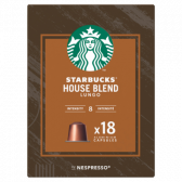 Starbucks Nespresso house blend lungo coffee caps large