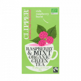 Clipper Organic green raspberry and mint tea