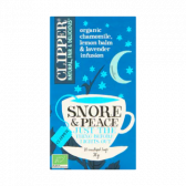 Clipper Biologische kamille, citroen en lavendel thee snore en peace