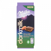 Milka Amandel donkere melkchocolade reep