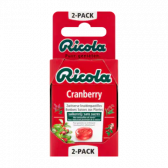 Ricola Sugar free Swiss cranberries herb pastilles 2-pack