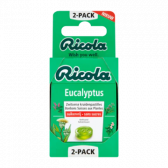 Ricola Sugar free Swiss eucalyptus herb pastilles 2-pack